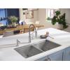imageMoen Spot Resist Stainless Modern Deck Mounted Kitchen Soap Dispenser with AbovetheSink Refillable Bottle S3947SRSChrome
