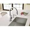 imageMoen Spot Resist Stainless Modern Deck Mounted Kitchen Soap Dispenser with AbovetheSink Refillable Bottle S3947SRSChrome