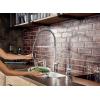 imageMoen Spot Resist Stainless Modern Deck Mounted Kitchen Soap Dispenser with AbovetheSink Refillable Bottle S3947SRSChrome