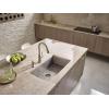 imageMoen Spot Resist Stainless Modern Deck Mounted Kitchen Soap Dispenser with AbovetheSink Refillable Bottle S3947SRSSpot Resist Stainless