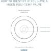imageMoen Voss Brushed Nickel PosiTemp Tub Shower Valve Trim only Valve Required T2691BNGold