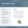 imageMoen Voss Brushed Nickel PosiTemp Tub Shower Valve Trim only Valve Required T2691BNGold