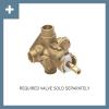 imageMoen Voss Brushed Nickel PosiTemp Tub Shower Valve Trim only Valve Required T2691BNGold