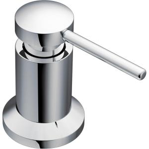 imageMoen 3942SRS Deck Mounted Kitchen Soap Dispenser with Above The Sink Refillable Bottle Spot Resist StainlessChrome