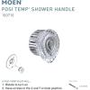 imageMOEN 100710 Collection PosiTemp One Tub and Shower Replacement Handle Kit White and Chrome Knob Insert 1 count or UnfinishedKit