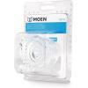 imageMOEN 100710 Collection PosiTemp One Tub and Shower Replacement Handle Kit White and Chrome Knob Insert 1 count or UnfinishedKit