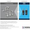 imageMoen 1234 Duralast Two Handle Replacement CartridgeNA or Unfinished