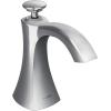 imageMoen S3948SRS Transitional Deck Mounted Kitchen Soap Dispenser with Above the Sink Refillable Bottle Spot Resist StainlessChrome