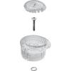 imageMOEN 100710 Collection PosiTemp One Tub and Shower Replacement Handle Kit White and Chrome Knob Insert 1 count or UnfinishedKit