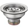 imageMOEN 22036 Collection 312 Inch Kitchen Sink Stainless Steel Basket Strainer with Drain Assembly Pack of 1 StainlessStainless
