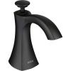 imageMoen S3948SRS Transitional Deck Mounted Kitchen Soap Dispenser with Above the Sink Refillable Bottle Spot Resist StainlessBlack