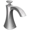 imageMoen S3948SRS Transitional Deck Mounted Kitchen Soap Dispenser with Above the Sink Refillable Bottle Spot Resist StainlessChrome