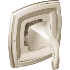 imageMoen Voss Brushed Nickel PosiTemp Tub Shower Valve Trim only Valve Required T2691BNPolished Nickel
