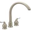 imageMoen 97559 Monticello Replacement Handle Knob Insert Porcelain and Chrome 2Pack