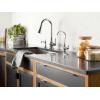 imageMoen S3945SRS Traditional Deck Mounted Kitchen Soap Dispenser with Above the Sink Refillable Bottle Spot Resist StainlessBrushed Gold