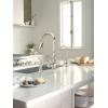 imageMoen S3945SRS Traditional Deck Mounted Kitchen Soap Dispenser with Above the Sink Refillable Bottle Spot Resist StainlessBrushed Gold