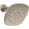 imageMoen Verso EcoPerformance Infiniti Dial Square Rain Shower Head 6Inch Diameter Spray Head Matte Black 220R4EPBLBrushed Nickel