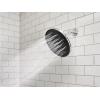 imageMoen Verso EcoPerformance Infiniti Dial Square Rain Shower Head 6Inch Diameter Spray Head Matte Black 220R4EPBLChrome