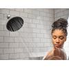 imageMoen Verso EcoPerformance Infiniti Dial Square Rain Shower Head 6Inch Diameter Spray Head Matte Black 220R4EPBLChrome