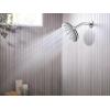 imageMoen Verso EcoPerformance Infiniti Dial Square Rain Shower Head 6Inch Diameter Spray Head Matte Black 220R4EPBLChrome