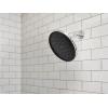 imageMoen Verso EcoPerformance Infiniti Dial Square Rain Shower Head 6Inch Diameter Spray Head Matte Black 220R4EPBLChrome