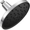 imageMoen Verso EcoPerformance Infiniti Dial Square Rain Shower Head 6Inch Diameter Spray Head Matte Black 220R4EPBLChrome