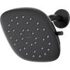 imageMoen Verso EcoPerformance Infiniti Dial Square Rain Shower Head 6Inch Diameter Spray Head Matte Black 220R4EPBLMatte Black