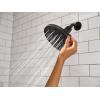 imageMoen Verso EcoPerformance Infiniti Dial Square Rain Shower Head 6Inch Diameter Spray Head Matte Black 220R4EPBLMatte Black