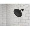 imageMoen Verso EcoPerformance Infiniti Dial Square Rain Shower Head 6Inch Diameter Spray Head Matte Black 220R4EPBLMatte Black