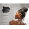 imageMoen Verso EcoPerformance Infiniti Dial Square Rain Shower Head 6Inch Diameter Spray Head Matte Black 220R4EPBLMatte Black