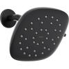 imageMoen Verso EcoPerformance Infiniti Dial Square Rain Shower Head 6Inch Diameter Spray Head Matte Black 220R4EPBLMatte Black