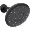 imageMoen Verso EcoPerformance Infiniti Dial Square Rain Shower Head 6Inch Diameter Spray Head Matte Black 220R4EPBLMatte Black