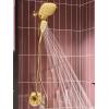 imageMoen Verso Infiniti Dial Square Handheld Shower 5Inch Diameter Spray Head Chrome 220H5Brushed Gold
