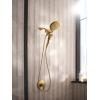 imageMoen Verso Infiniti Dial Square Handheld Shower 5Inch Diameter Spray Head Chrome 220H5Brushed Gold