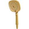 imageMoen Verso Infiniti Dial Square Handheld Shower 5Inch Diameter Spray Head Chrome 220H5Brushed Gold