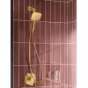 imageMoen Verso Infiniti Dial Square Handheld Shower 5Inch Diameter Spray Head Chrome 220H5Brushed Gold