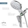 imageMoen Verso Infiniti Dial Square Handheld Shower 5Inch Diameter Spray Head Chrome 220H5Brushed Gold