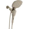 imageMoen Verso Infiniti Dial Square Handheld Shower 5Inch Diameter Spray Head Chrome 220H5Brushed Nickel