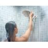 imageMoen Verso Infiniti Dial Square Handheld Shower 5Inch Diameter Spray Head Chrome 220H5Brushed Nickel