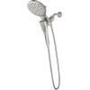 imageMoen Verso Infiniti Dial Square Handheld Shower 5Inch Diameter Spray Head Chrome 220H5Brushed Nickel