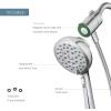 imageMoen Verso Infiniti Dial Square Handheld Shower 5Inch Diameter Spray Head Chrome 220H5Chrome