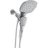 imageMoen Verso Infiniti Dial Square Handheld Shower 5Inch Diameter Spray Head Chrome 220H5Chrome