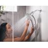 imageMoen Verso Infiniti Dial Square Handheld Shower 5Inch Diameter Spray Head Chrome 220H5Chrome