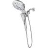 imageMoen Verso Infiniti Dial Square Handheld Shower 5Inch Diameter Spray Head Chrome 220H5Chrome
