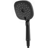 imageMoen Verso Infiniti Dial Square Handheld Shower 5Inch Diameter Spray Head Chrome 220H5Matte Black
