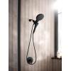imageMoen Verso Infiniti Dial Square Handheld Shower 5Inch Diameter Spray Head Chrome 220H5Matte Black