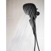 imageMoen Verso Infiniti Dial Square Handheld Shower 5Inch Diameter Spray Head Chrome 220H5Matte Black