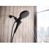 imageMoen Verso Infiniti Dial Square Handheld Shower 5Inch Diameter Spray Head Chrome 220H5Matte Black