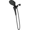 imageMoen Verso Infiniti Dial Square Handheld Shower 5Inch Diameter Spray Head Chrome 220H5Matte Black