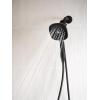 imageMoen Verso Infiniti Dial Square Handheld Shower 5Inch Diameter Spray Head Chrome 220H5Matte Black
